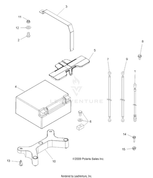 Electrical, Battery - A10zx85ak/al/as/at/ax (49atvbattery10spxp850) Schematic