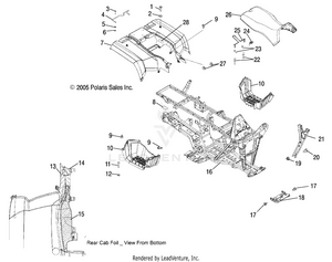 Cab, Rear And Seat - A06mh68aa/ad/af (4999200179920017a03) Schematic