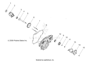 Engine, Oil Pump And Water Pump - R10wh76ag/ah/ar/av/wy76aw/az (49rgroilpump10800drew) Schematic