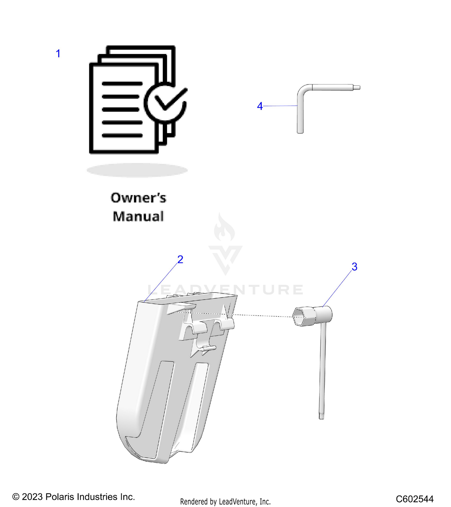 REFERENCES, TOOLS, BELT HOLDER, and OWNERS MANUAL - S26TDZ8MS (C602544)