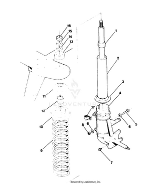 Front Strut Assembly Big Boss 4x6 (4919801980010a) Schematic