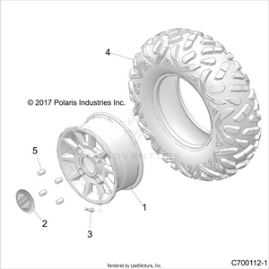 Wheels, Front - Z19vge99ak/aw/bk/bw (c700112-1) Schematic