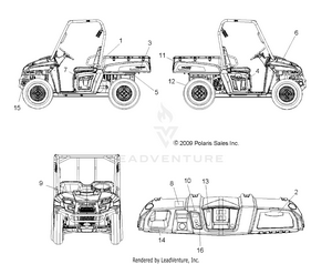 Body, Decals - R10rh45ag/ah/ar (49rgrdecal10) Schematic