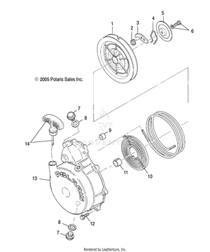 Engine, Recoil Starter - A07ca32aa (4999202939920293c11) Schematic