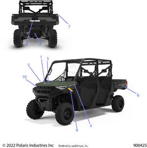 Body, Decals, Graphics - R22t6a99a1/b1 (900425) Schematic