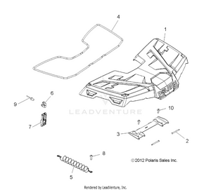 Body, Storage, Front - A14mb46th (49atvstorage13sp500tr) Schematic