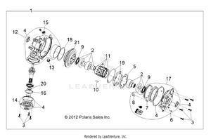 Drive Train, Front Gearcase Internals - R14rh76aa/76ac/7eaz (49rgrgearcase1333066) Schematic