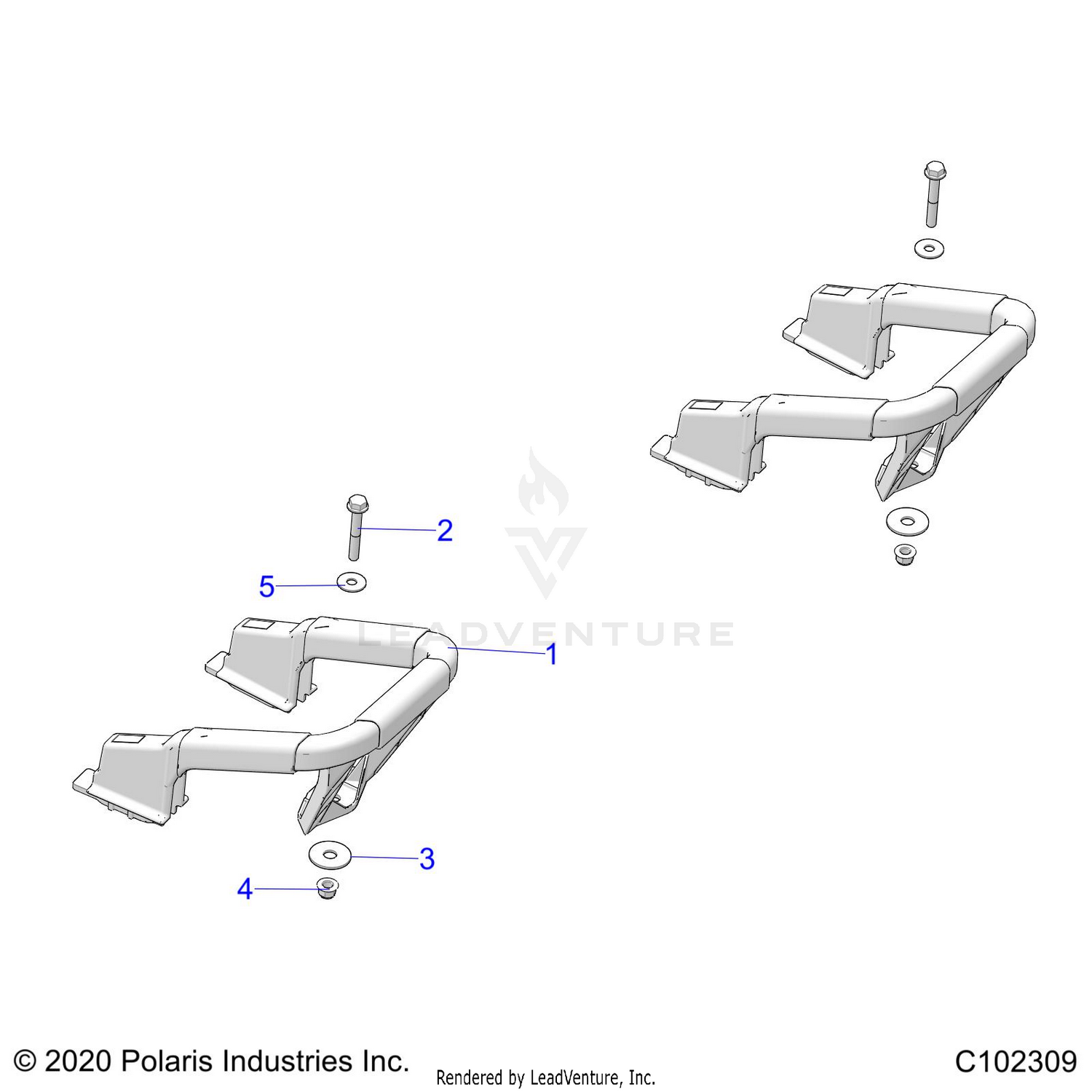 BODY, REAR RACK, HANDGRIPS - A26SEE57C4/E4 (C102309)