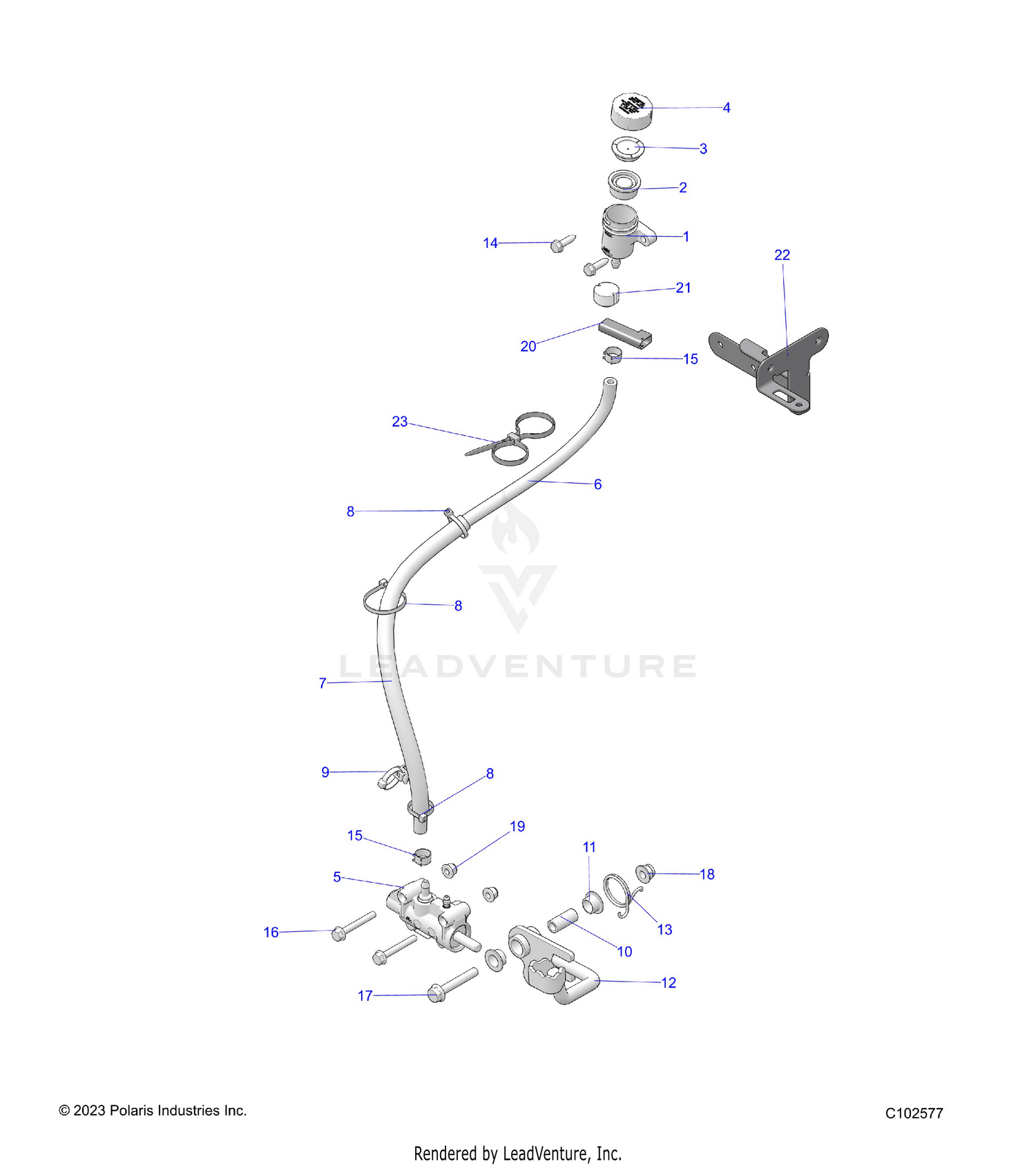 BRAKES, BRAKE PEDAL and MASTER CYLINDER - A26SEE57C9/E9 (C102577)