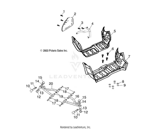 Swing Arm/footrest - A04ka09ca/cb (4991329132b03) Schematic