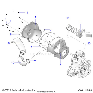 Body, Clutch Cover - A25sxe85a9/am/ap (c0211135-1) Schematic