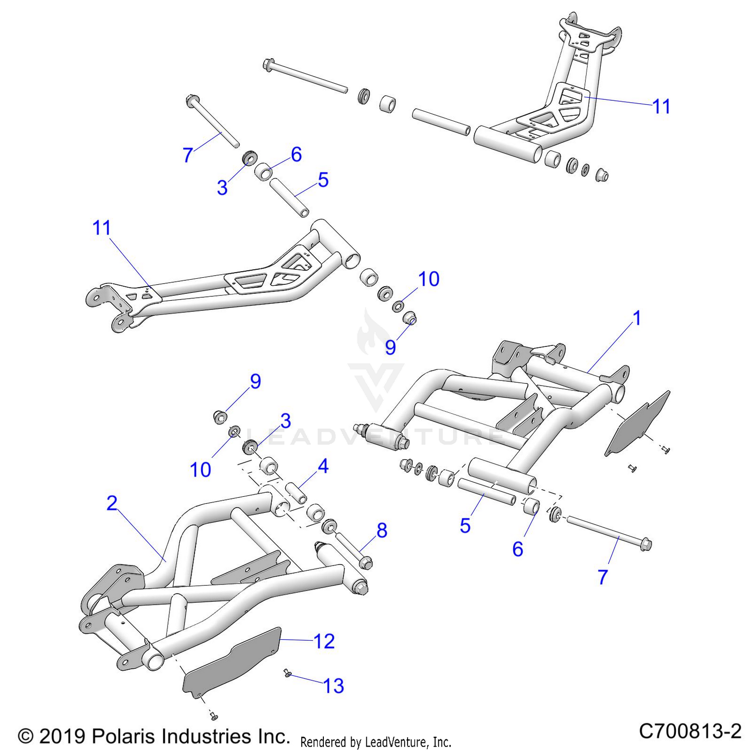 SUSPENSION, REAR CONTROL ARMS - G22GMJ99AC/AJ/BC/BJ (C700813.2)