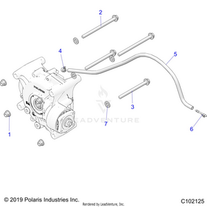 Drive Train, Gearcase Mounting, Rear - A22sva85a3 (c102125) Schematic