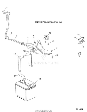 Electrical, Battery - R17rt_87 All Options (701634) Schematic