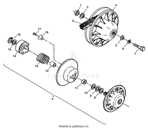 Driven Clutch - A99ba38ca (4949534953b012) Schematic
