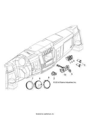 Electrical, Dash Controls - R141d9jda/2d9jda (49brutuscontrols14) Schematic