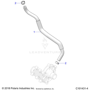Engine, Cooling Bypass - A22sva85a3 (c101431-4) Schematic