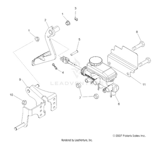 Brake, Pedal And Master Cylinder - R08vh76ad/ag (49rgrbrakefoot08vista) Schematic