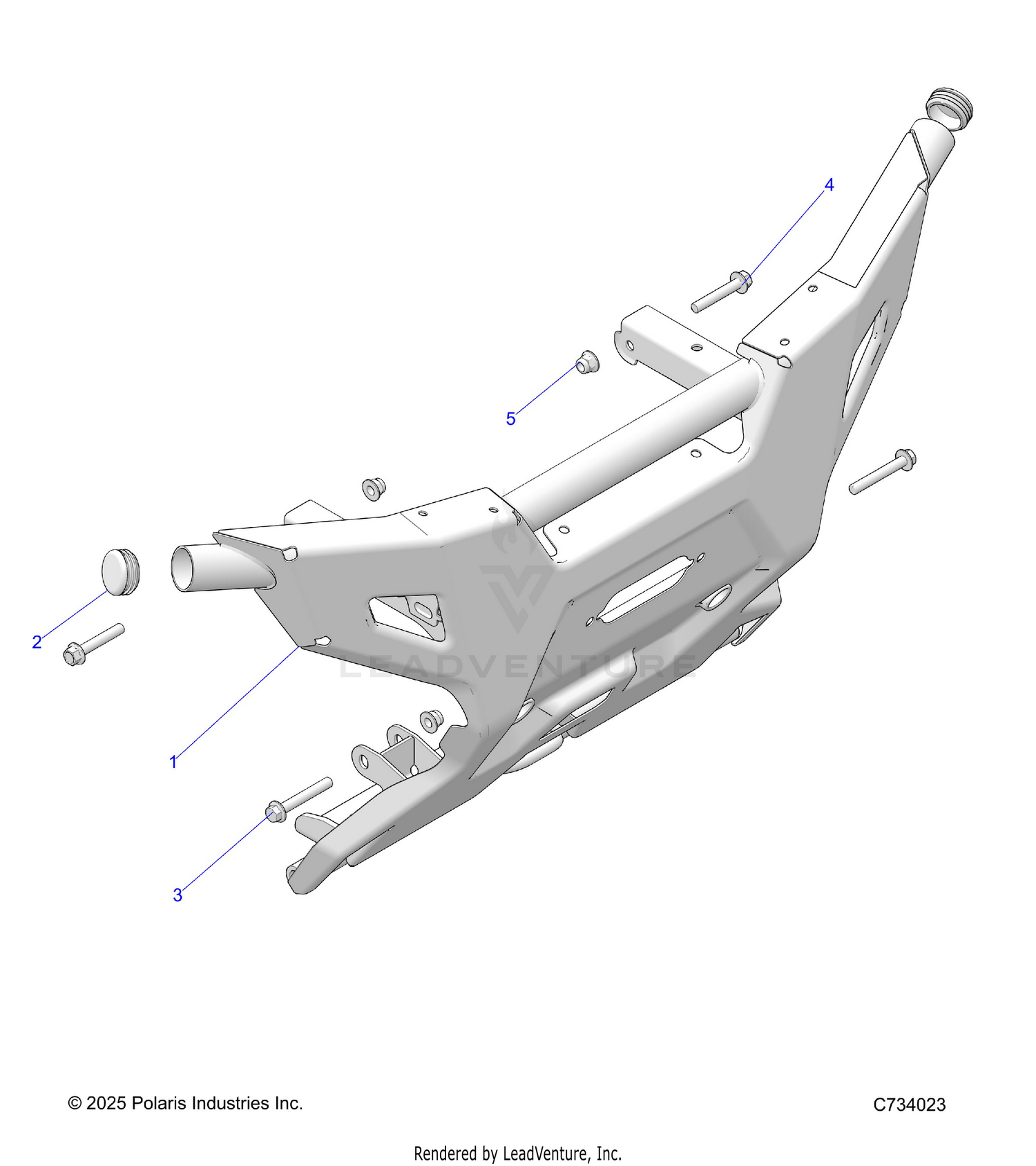 BODY, FRONT BUMPER - R26MAU57CP/EP (C734023)