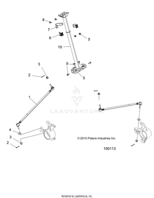 Steering, Steering Post Asm. - A19sxn85a8 [100113] Schematic