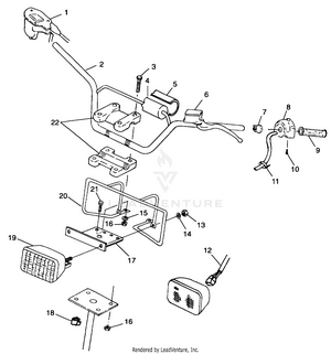 Handlebar/headlight - A99bg38ca (4949664966b009) Schematic