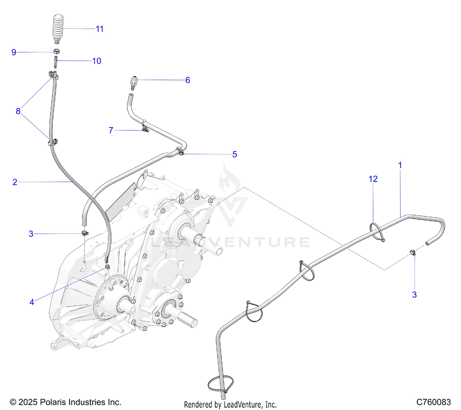 DRIVE TRAIN, GEARCASE VENTING, MAIN - Z26RRE2KAL (C760083)