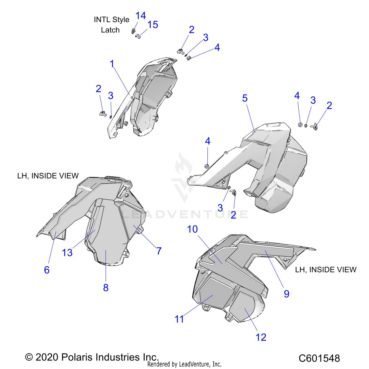 BODY, SIDE PANELS - S22EFD8RS/EFE8RS ALL OPTIONS (C601548)