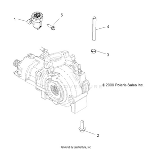 Drive Train, Gearcase Mounting, Front - A10tn55al/ax (49atvgearcasemtg09spxp550) Schematic