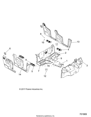 Body, Floor And Fenders - R18rne57nv (701869) Schematic