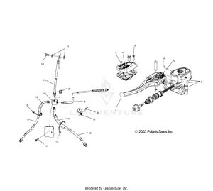 Controls-master Cylinder/brake Line - A03ca32aa (4986248624b05) Schematic