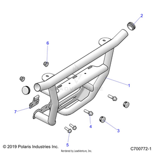 Chassis, Front Bumper - G23gmk99a/99b (c700772-1) Schematic