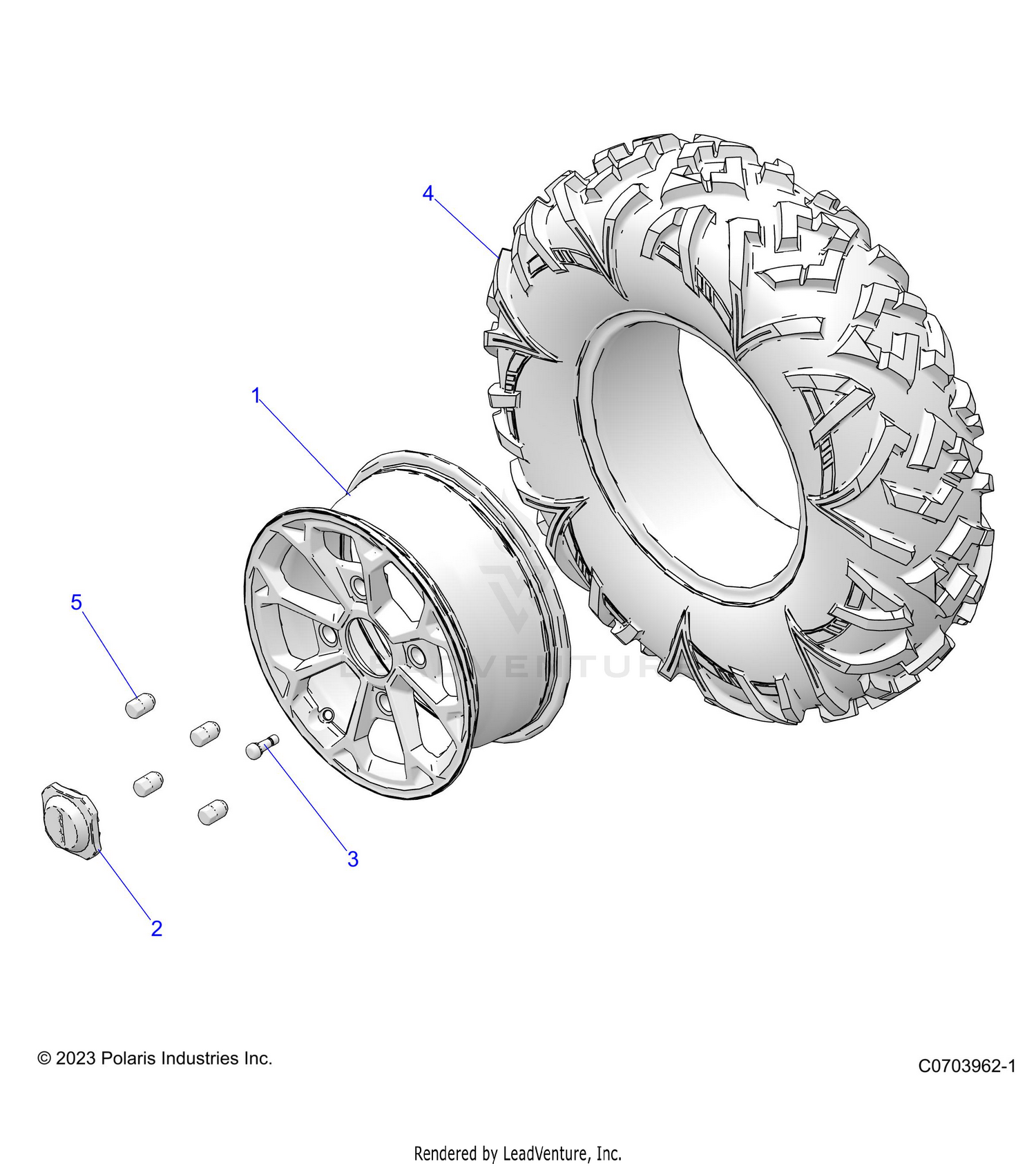 WHEELS, FRONT - Z26NMS99A4/B4/A6/B6 (C0703962-1)