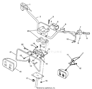 Handlebar/headlight Scrambler W967840 (4935823582b008) Schematic