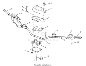 Steering - Handlebar 6x6 300 W948730 (4926792679b008) Schematic