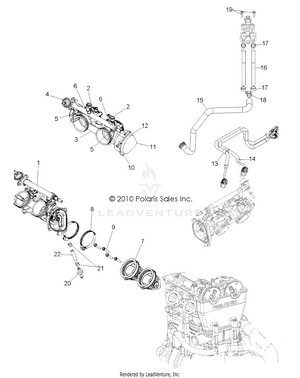 Engine, Throttle Body And Injector - R12jt87ab/ad/as/aw/9eaw (49rgrthrottlebody11rzrs) Schematic