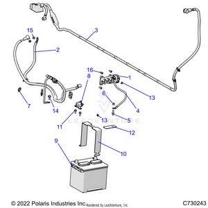 Electrical, Battery - R22t6a99a1/b1 (c730243) Schematic