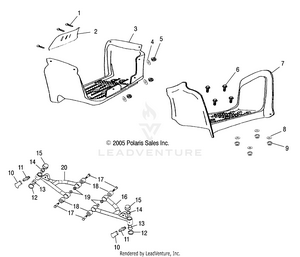 Swing Arm/footrest - A06fa09ca/cb/cc (4999202309920230b05) Schematic