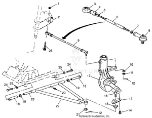 A-arm/strut Mounting Sport 400l W97ba38c And Trail Blazer W97ba25c (4940124012b006) Schematic