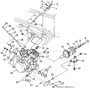 Engine Mounting (400l) Xpress 400l W97ca38c (4939603960a012) Schematic
