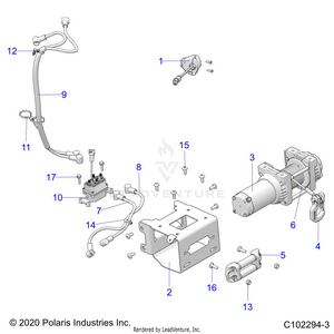 Chassis, Winch - A22shz57ae (c102294-3) Schematic