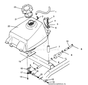 Fuel Tank Assembly Magnum 2x4 W957544 (4926852685a012) Schematic