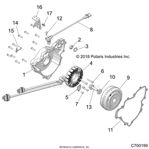 Engine, Stator And Flywheel -  Z20pal92ag/ap/bg/bp/lg/g92ag/ap/lg (c700199) Schematic
