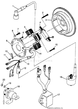 Magneto (blazer) Trail Blazer W97ba25c (4940124012d011) Schematic