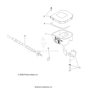 Steering, Controls, Throttle Asm. And Cable - A12tn55aa/az (49atvcontrols10spx2550) Schematic