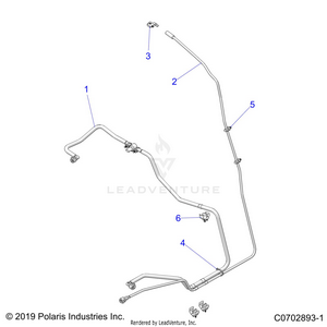 Body, Fuel Lines, Std. - Z21radu92an (c0702893-1) Schematic