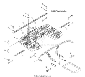 Rack Mounting, Rear - A06mh68aa/ad/af (4999200179920017a05) Schematic
