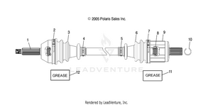 Drive Shaft, Front - R06rd50ab/ac (4999203249920324b07) Schematic