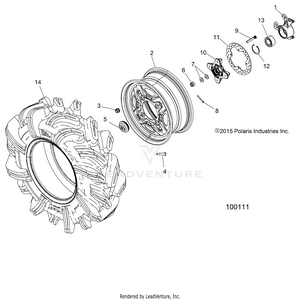 Wheels, Front And Hub - A19sxn85a8 [100111] Schematic