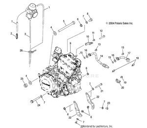 Engine Mounting - A05gj50aa/ab/ac (4995119511a13) Schematic