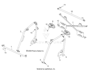 Chassis, Cab Frame - R12th76/th7e/tx7e All Options (49rgrframe108004x4) Schematic